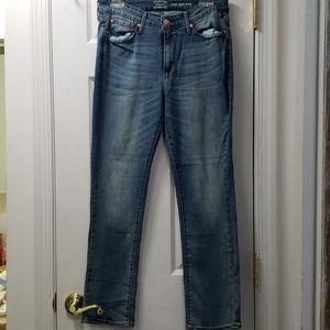 High rise slim fit jeans